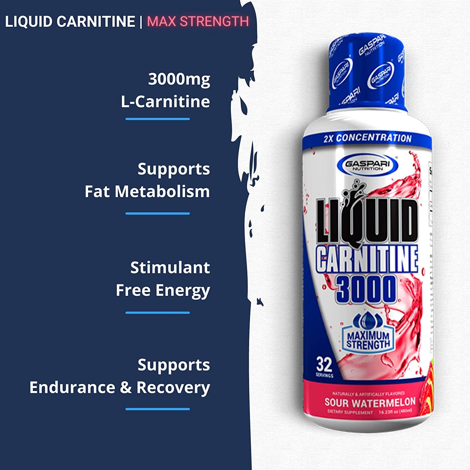 Gaspari Nutrition Liquid L-Carnitine 3000