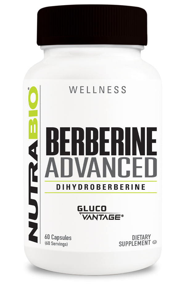 NutraBio Berberine Advanced 60 Vegetable Capsules