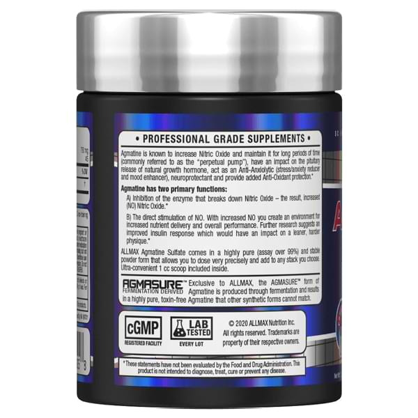 ALLMAX AGMATINE SULFATE