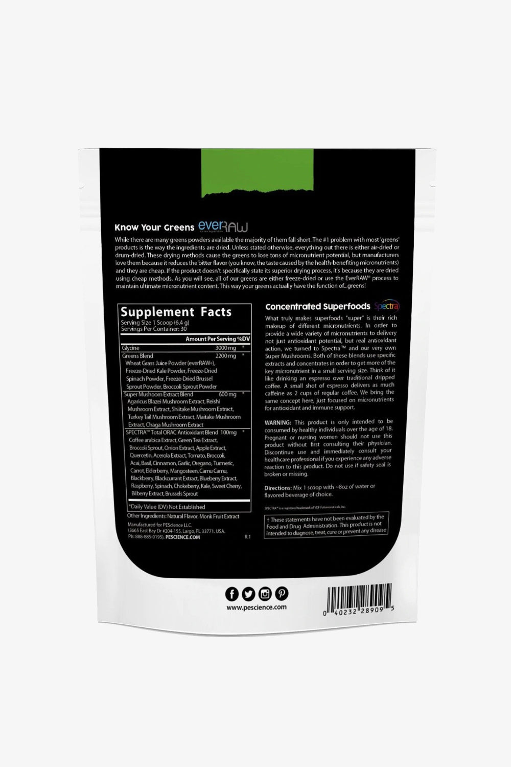 PEScience Greens & Superfoods