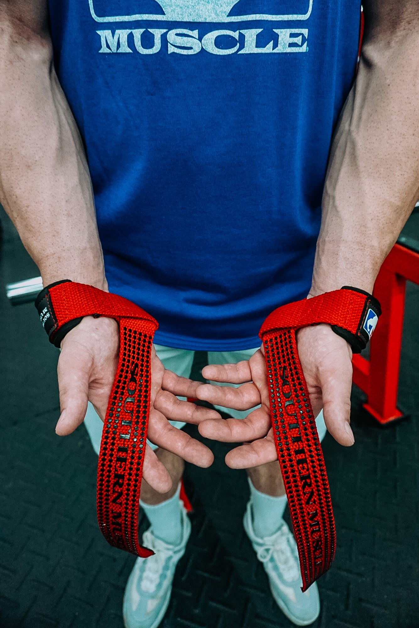 Lifting Hand Straps with Silicone Grip