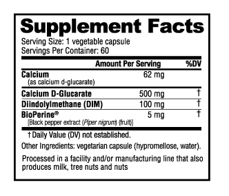 Nutrabio DIM with Calcium D-Glucarate